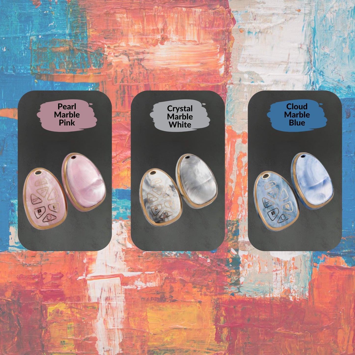 CHEVROLET 6-Button Key Fob Cover for Tahoe, Suburban, Escalade, GMC Yukon - Tpu Remote Case