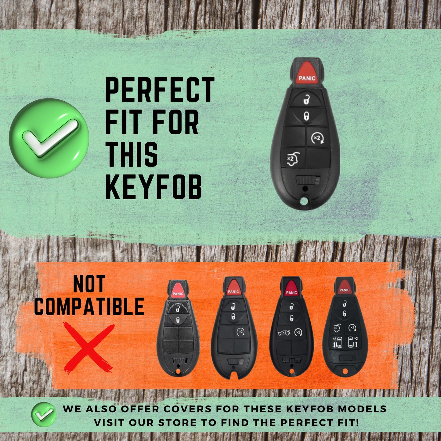 JEEP 5-Button Key Fob Cover for Grand Cherokee, Commander - Tpu Smart Key Case
