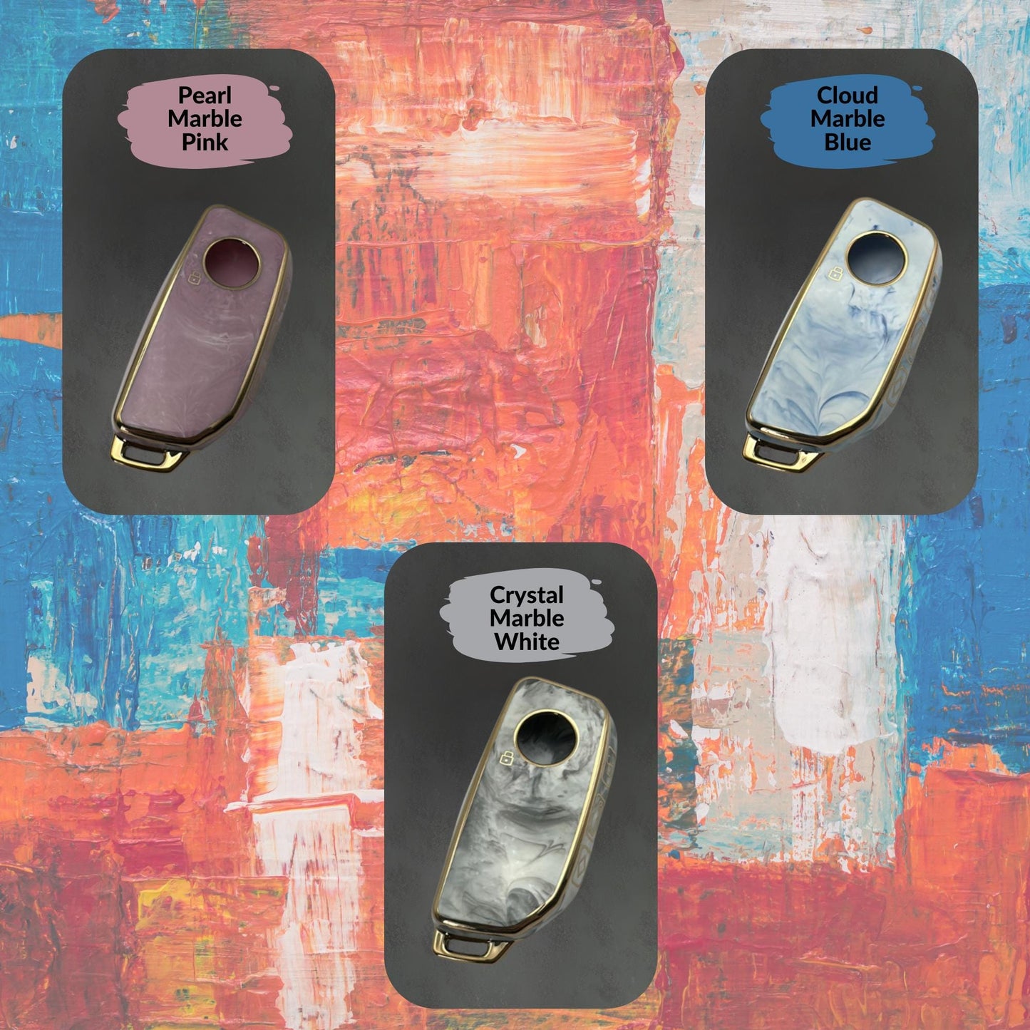 BMW 4-Button Key Fob Cover for i3, i4, i7, iX, iX3 - Tpu Remote Case