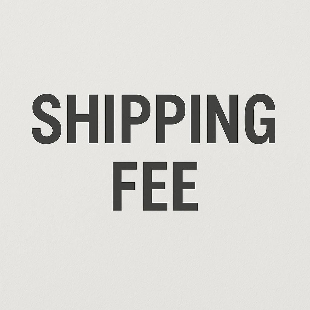 Shipping Fee for Correct Item Resend