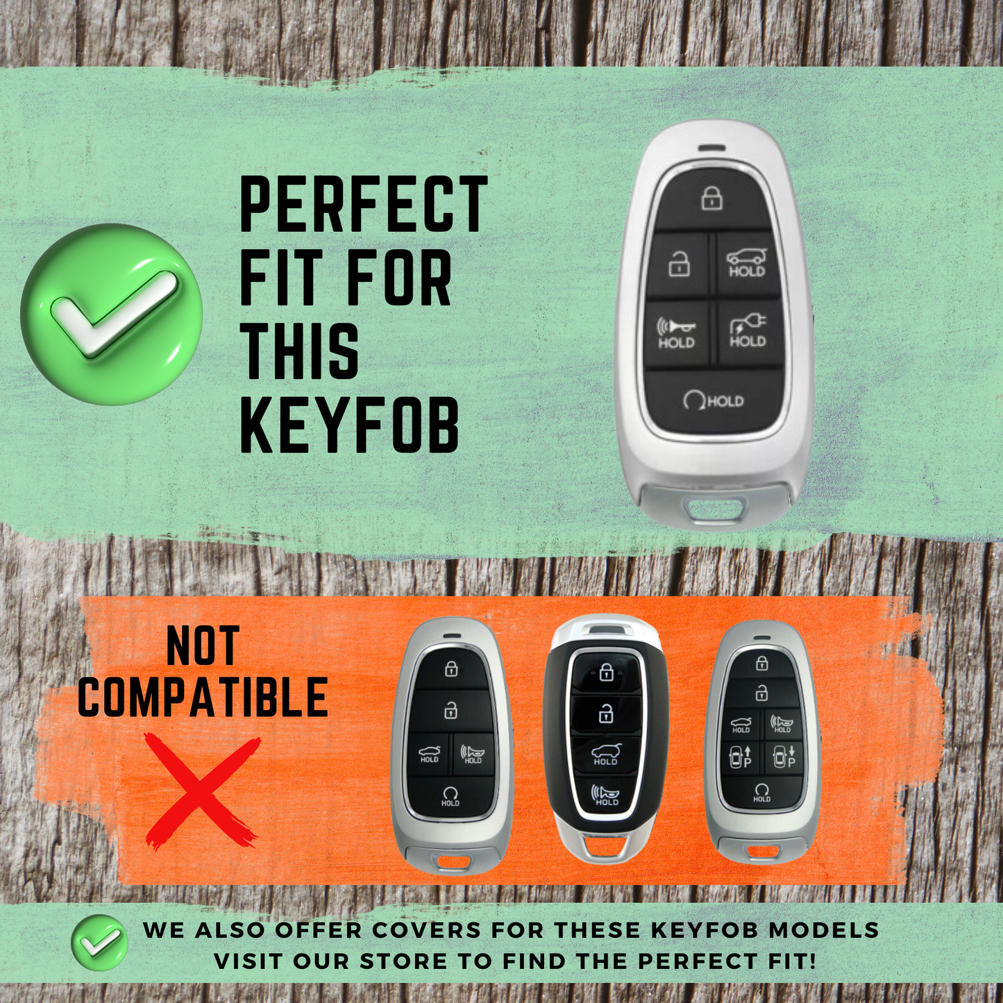 HYUNDAI 6-Button Key Fob Cover for Ioniq 5 - Tpu Remote Case