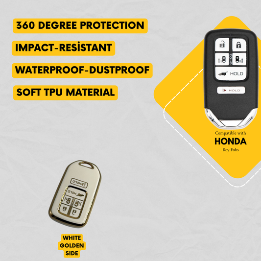 HONDA 6-Button Key Fob Cover for Odyssey - Tpu Remote Case