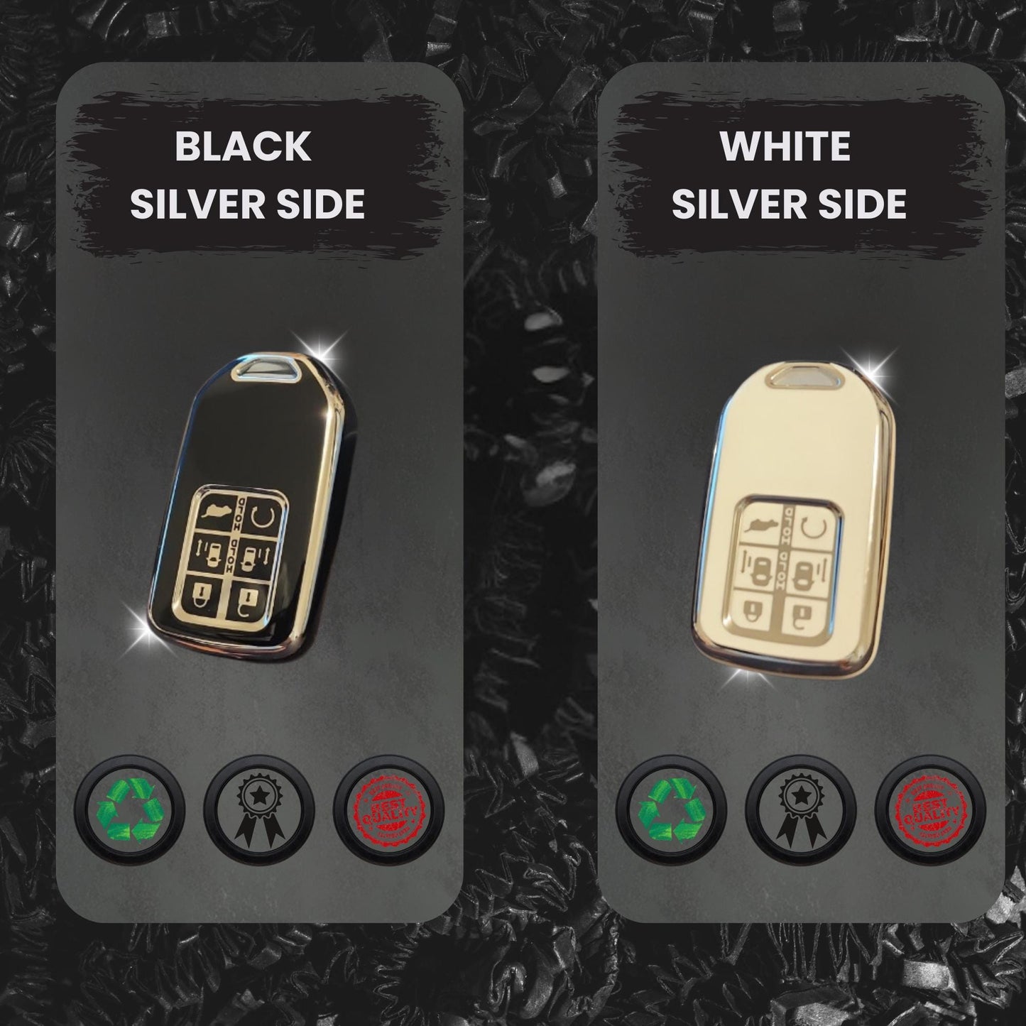 HONDA 7-Button Key Fob Cover for Odyssey - Tpu Remote Protection Case