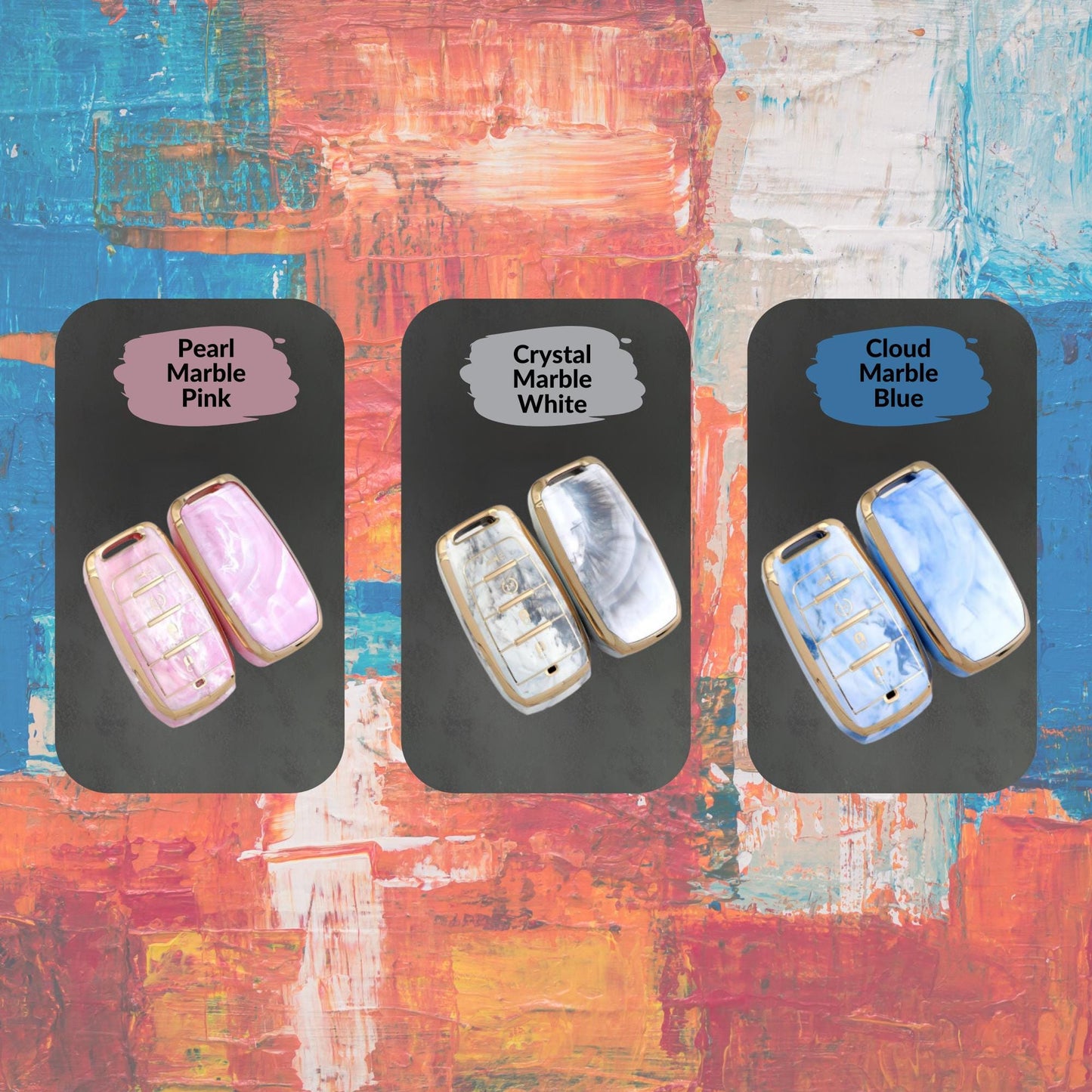 DODGE RAM 4-Button Key Fob Cover for Ram 1500 Pickup - Tpu Remote Case