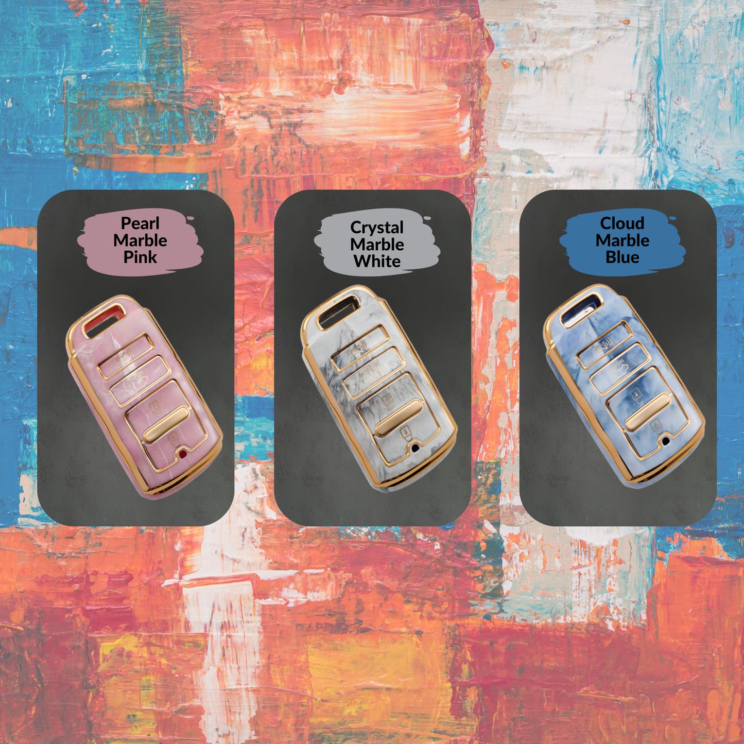 KIA 4-Button Key Fob Cover for Cadenza, K900, K7, K9 - Tpu Remote Case