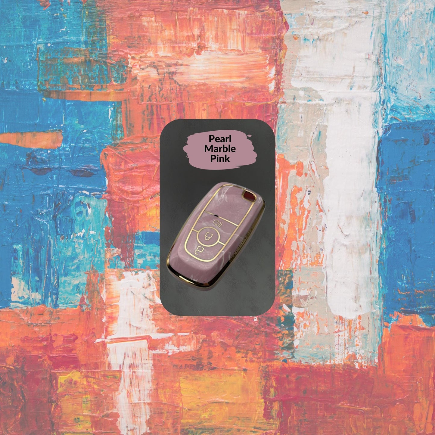 FORD 3-Button Key Fob Cover for Bronco, EcoSport, Edge, Expedition, Explorer, Maverick, Ranger