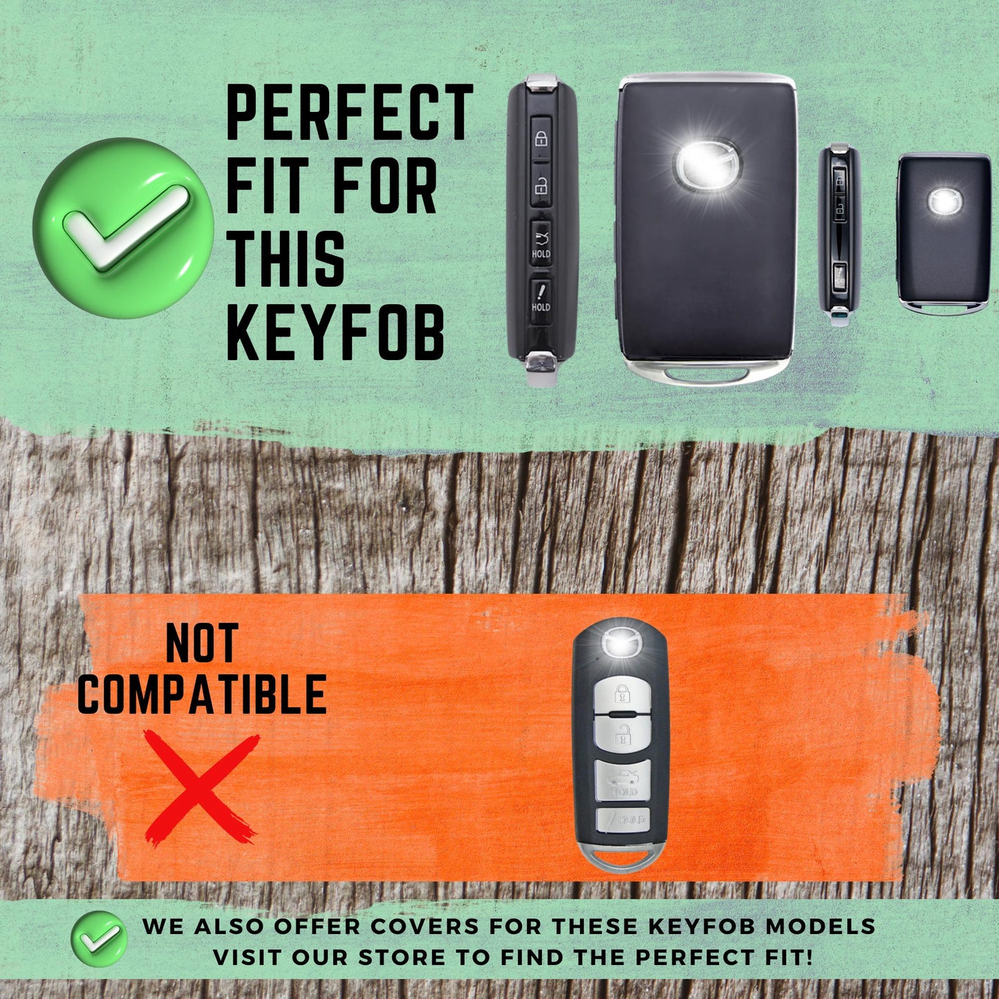 MAZDA 4-Button Key Fob Cover for Mazda 3, MX-5, Cx-5, Cx-30, Cx-50, Cx-90 - Tpu Smart Key Case