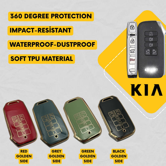 KIA 9-Button Key Fob Cover for Carnival - Tpu Remote Case
