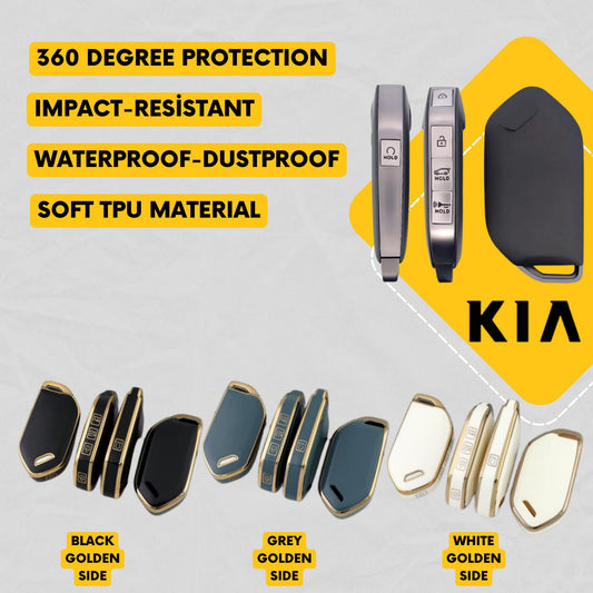 KIA 5-Button Key Fob Cover for Telluride - Tpu 360 Protection
